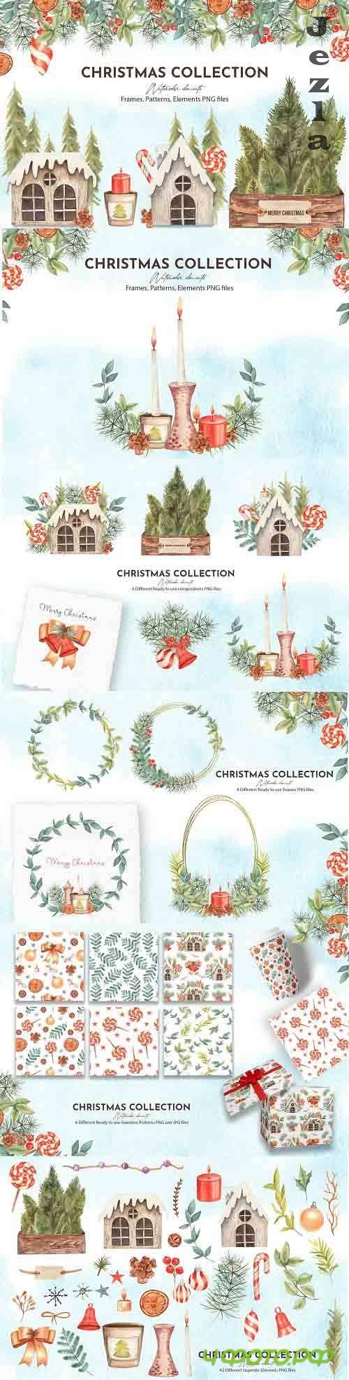 Watercolor Christmas Collection - 5635772