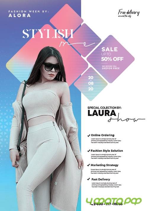 Fashion Summer Wear - Premium flyer psd template