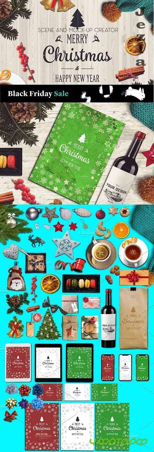 Christmas Scene and Mock-up Creator - 2011217
