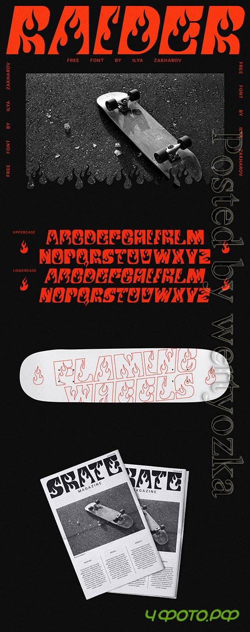 Raider Fancy Font