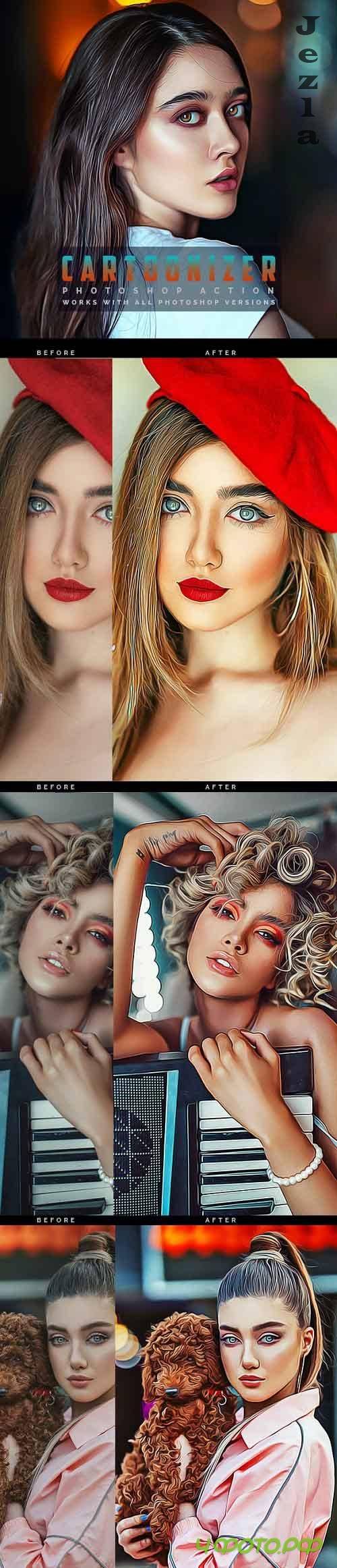 GraphicRiver - Cartoonizer - Photoshop Action 27096859