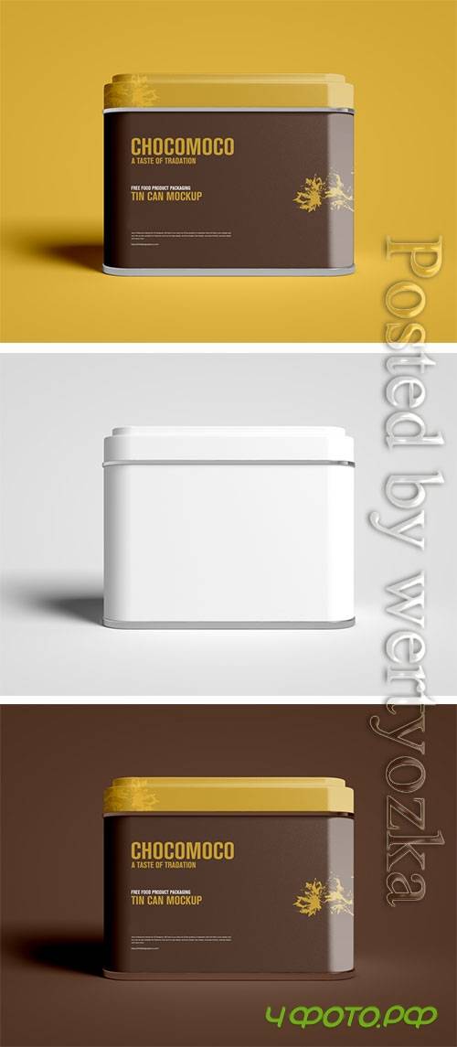 Food Product Packaging Tin Can Mockup Food Product Packaging Tin Can Mockup