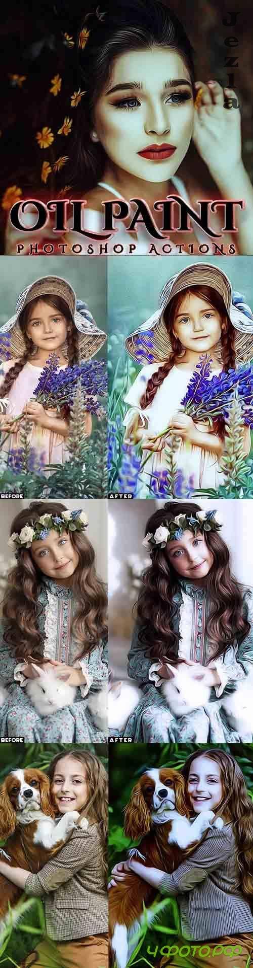 GraphicRiver - Oil Painting Photoshop Actions 29576279
