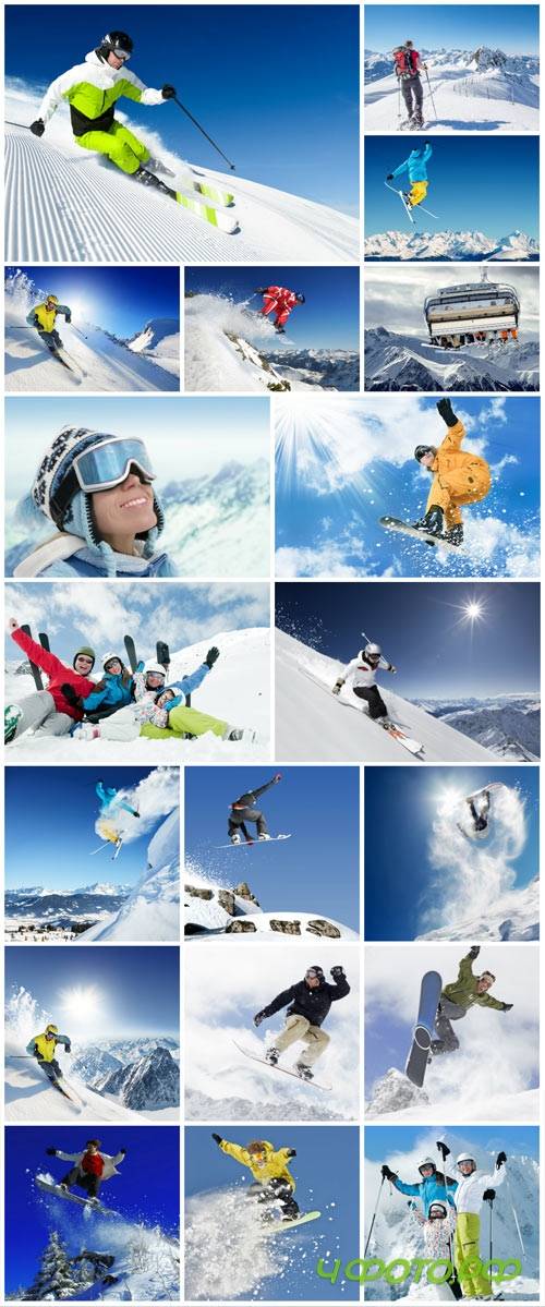 Winter vacation in the mountains stock photo �2