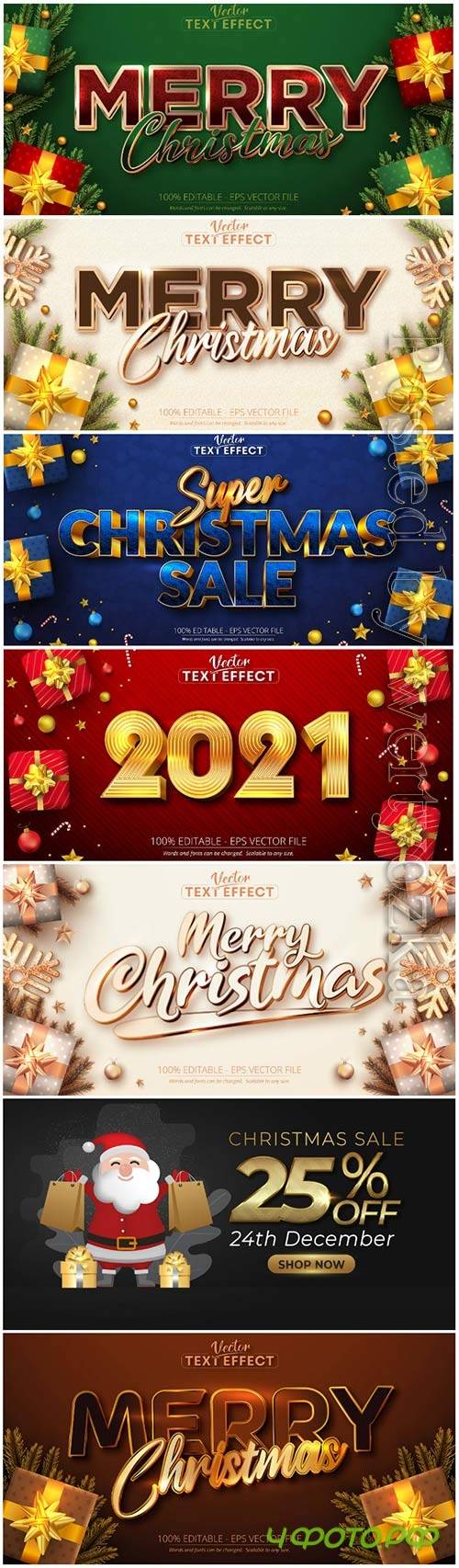 3d editable text style effect vector vol 105