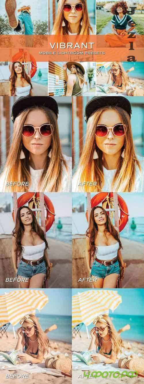 CreativeMarket - 5 Vibrant Lightroom Presets 5701418