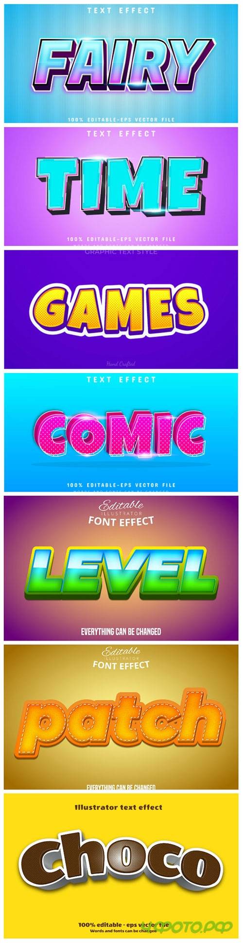 3d editable text style effect vector vol 153
