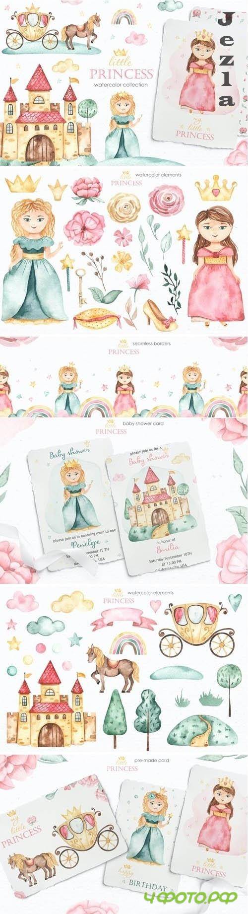 Little princess watercolor - 5660302
