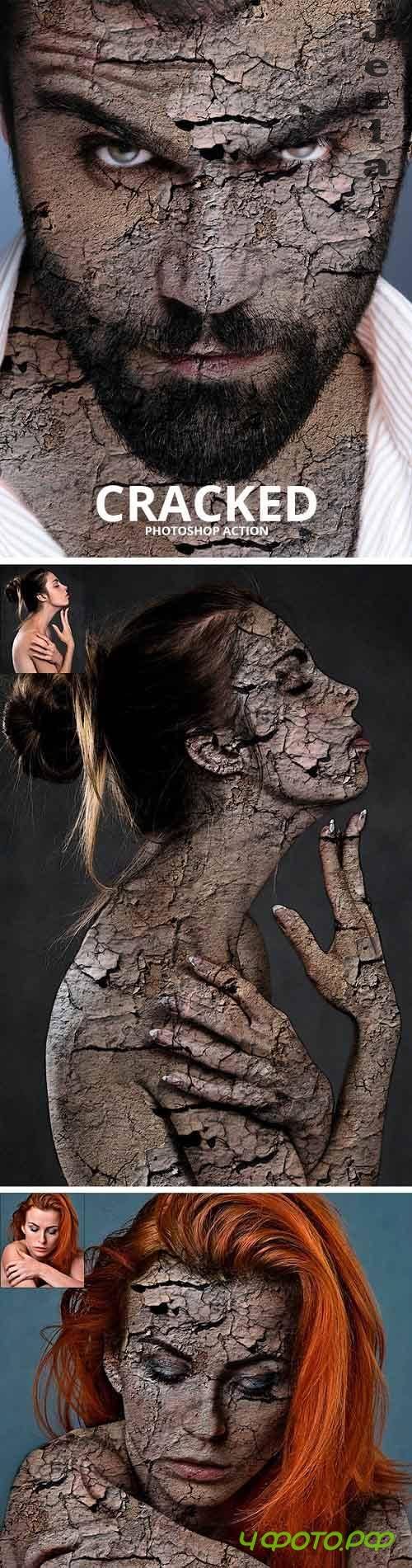 GraphicRiver - Сracked Photoshop Action 29628641 GraphicRiver - Сracked Photoshop Action 29628641