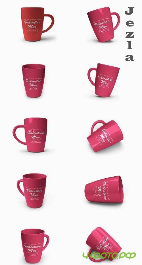 Valentine Mug Mockup Template Bundle Valentine Mug Mockup Template Bundle