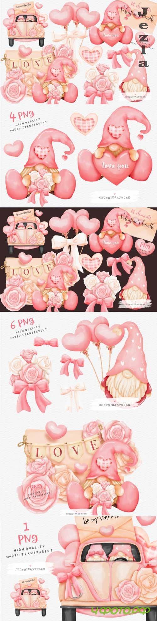 Valentine's Day Bundle with Gnome