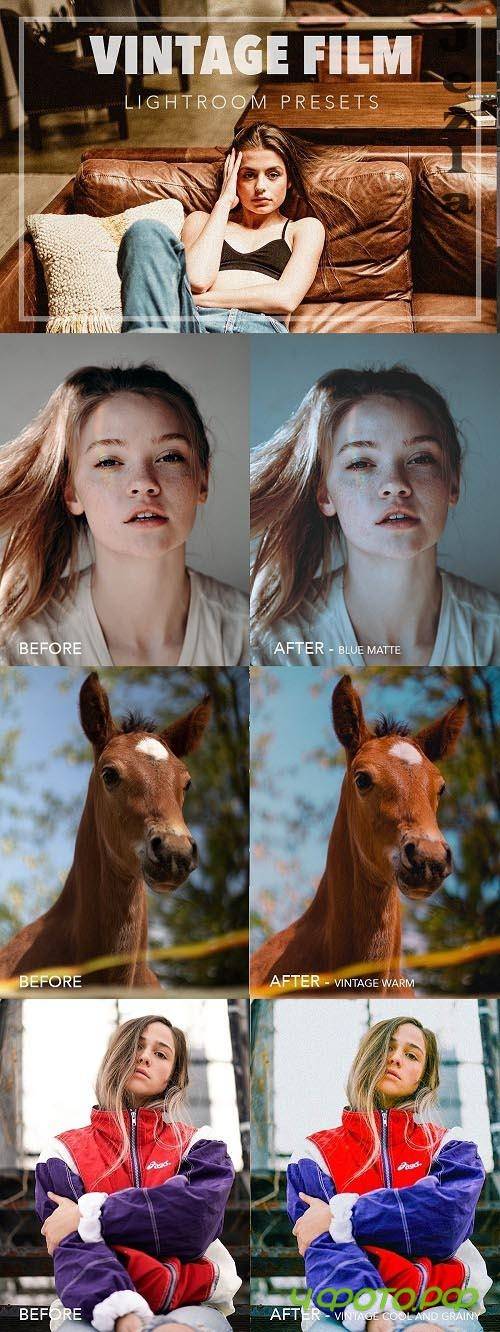CreativeMarket - Vintage Film lightroom preset pack 5054439