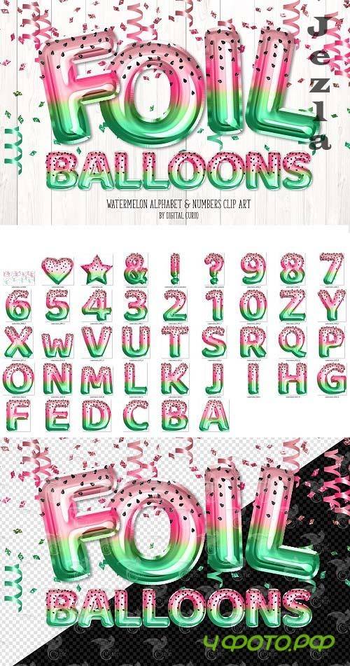 Watermelon Foil Balloon Alphabet - 5760814 Watermelon Foil Balloon Alphabet - 5760814