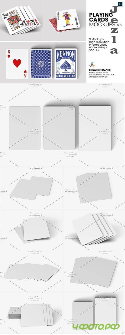 CreativeMarket - Playing Cards Mockups - v.5 5793117 CreativeMarket - Playing Cards Mockups - v.5 5793117