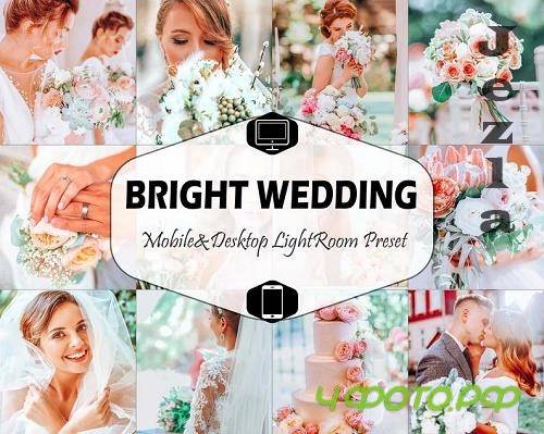 10 Bright Wedding Mobile & Desktop Lightroom Presets