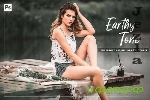 10 Earthy Tone Ps Action, ACR, LUT - 5909207