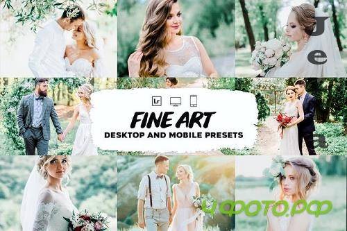 Fine art wedding lightroom presets