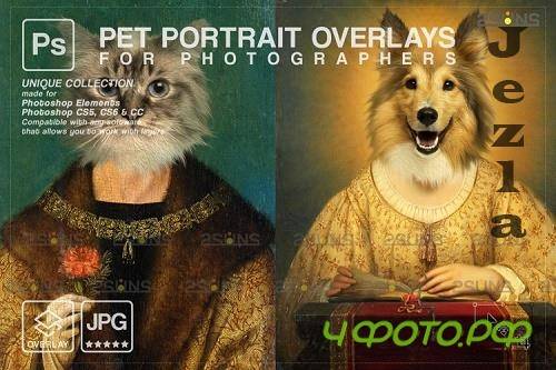 Royal Pet Portrait templates vol.17, Pet Painting - 1133446