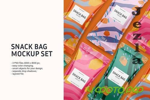 Snack bag mockup set 5933653