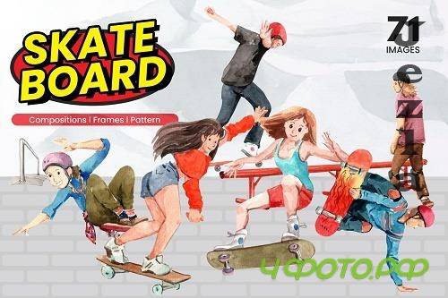 Skateboarding is funning sport - 5965137