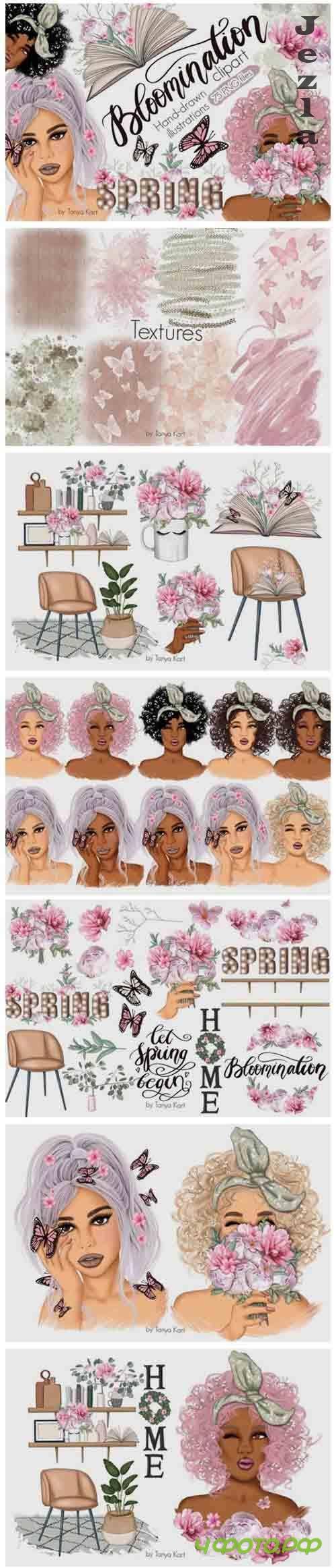 Bloomination Clipart & Patterns - 5855772