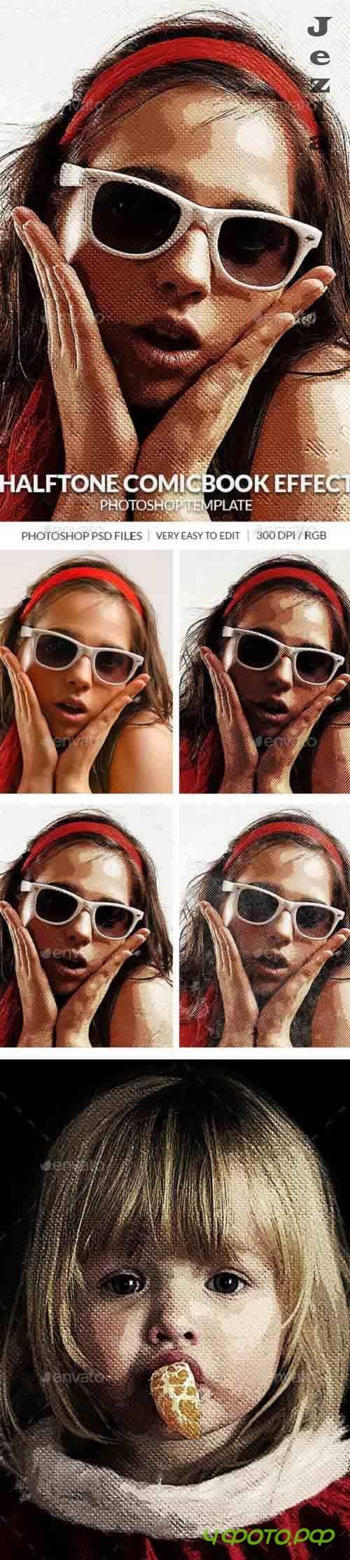 GraphicRiver - Halftone Comcbook Photo Effect Template 30408933