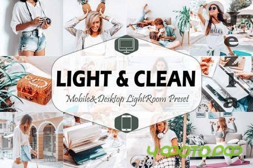 10 Light & Clean Mobile & Desktop Lightroom Presets