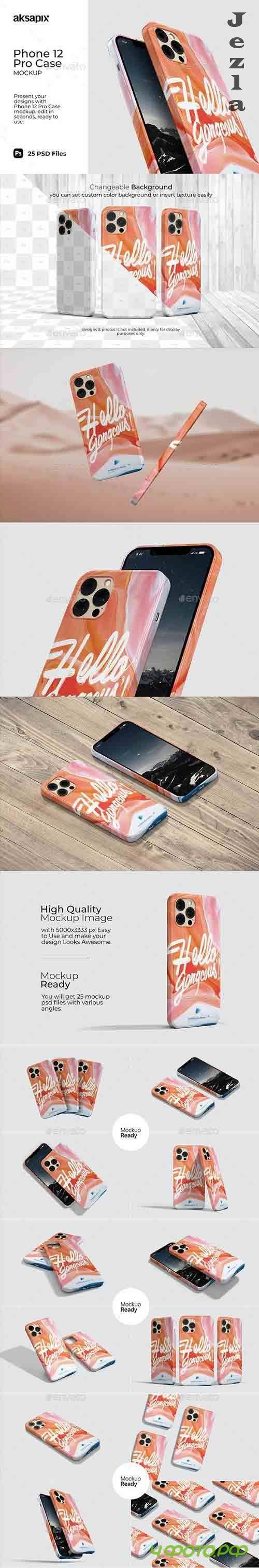 GraphicRiver - Phone 12 Pro Case Mockup 31805080