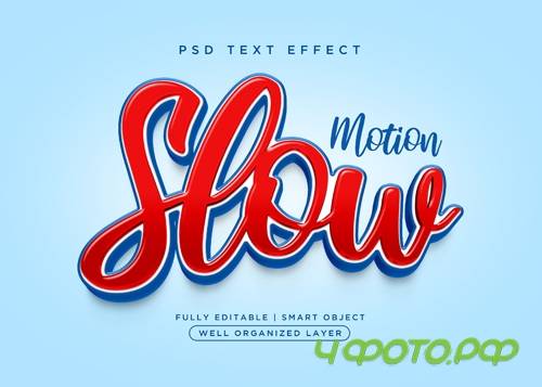 3d style slow text effect psd 3d style slow text effect psd