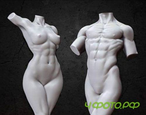 Female and Male Manequin