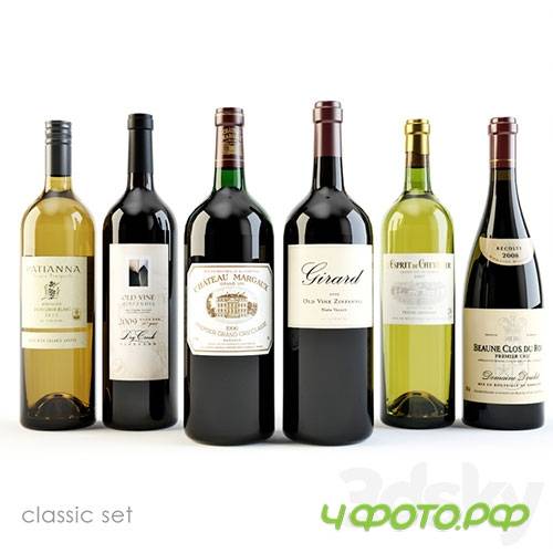 Bottles of wine  Classic