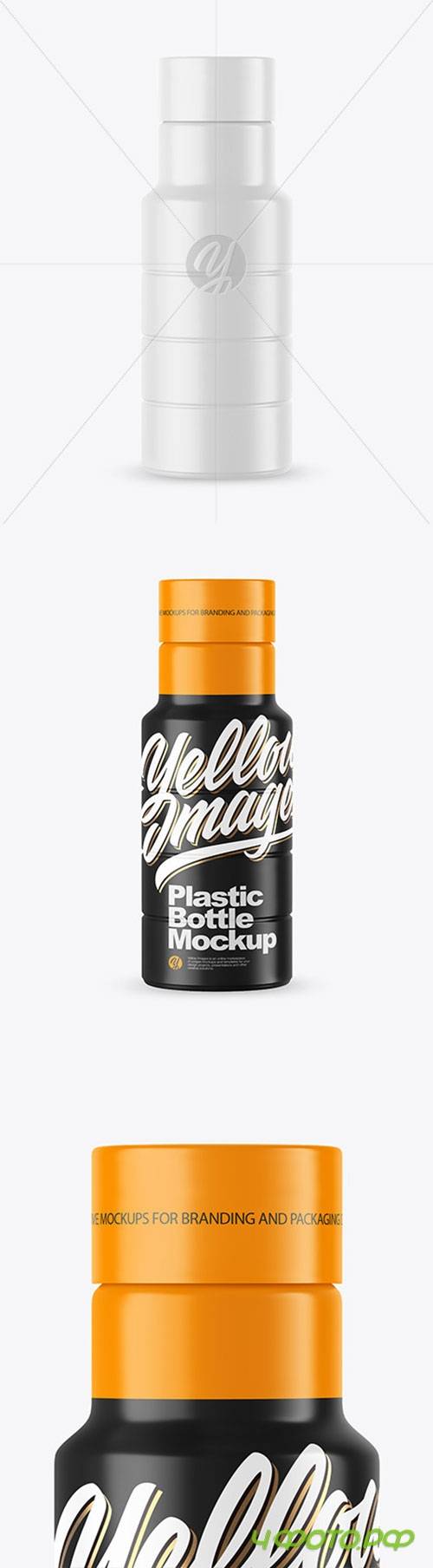 Matte Plastic Bottle Mockup 72610 Matte Plastic Bottle Mockup 72610