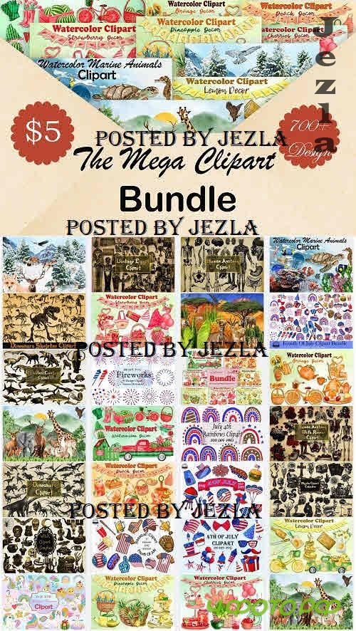 The Mega Clipart Bundle - 27 Premium Graphics