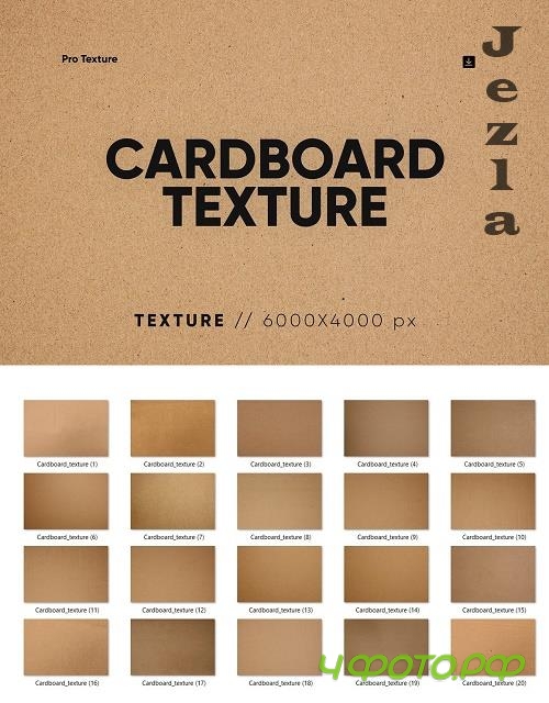 20 Cardboard Texture HQ - 12698706