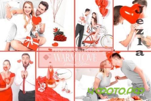 12 Photoshop Actions, Warm Love Ps