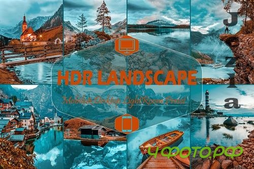 12 HDR Landscape Mobile & Desktop Lightroom Presets - 2428203