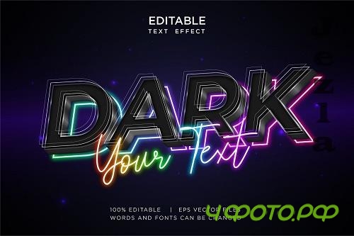 Glow Neon Editable Font Effect - 12755675