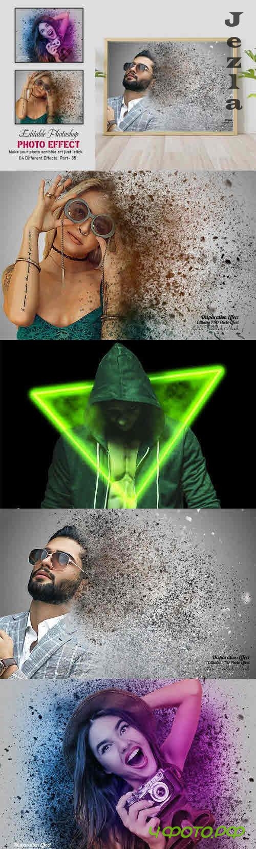 Dispersion Photoshop Photo Effect Part: 35