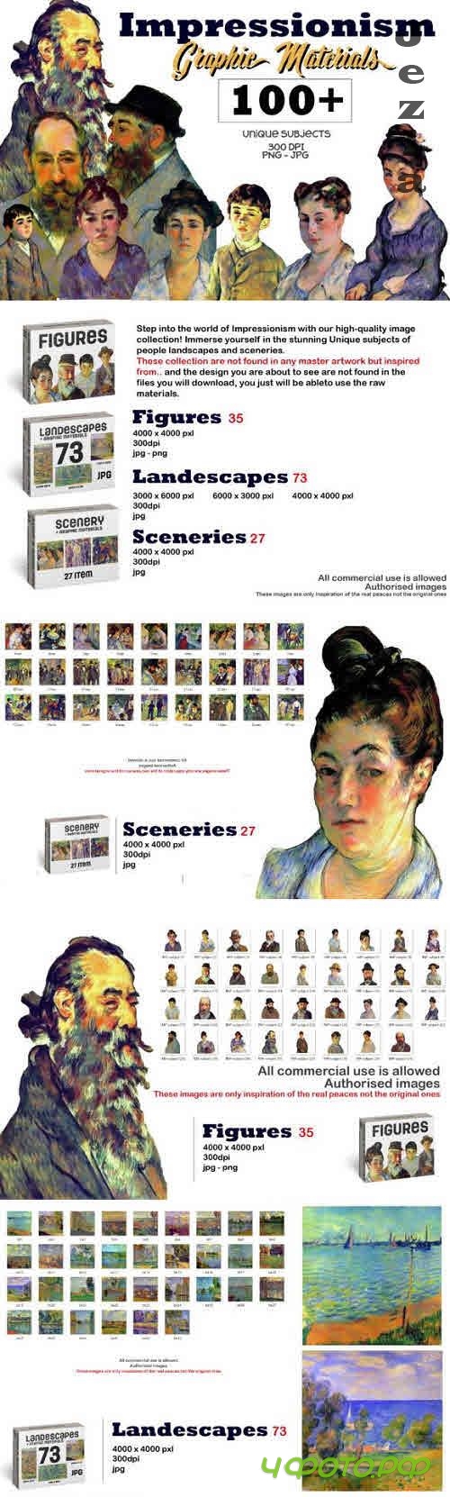 Impressionist Visuals Bundle Impressionist Visuals Bundle