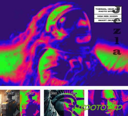 Thermal Heat Map Photo Effect - L7SG25D