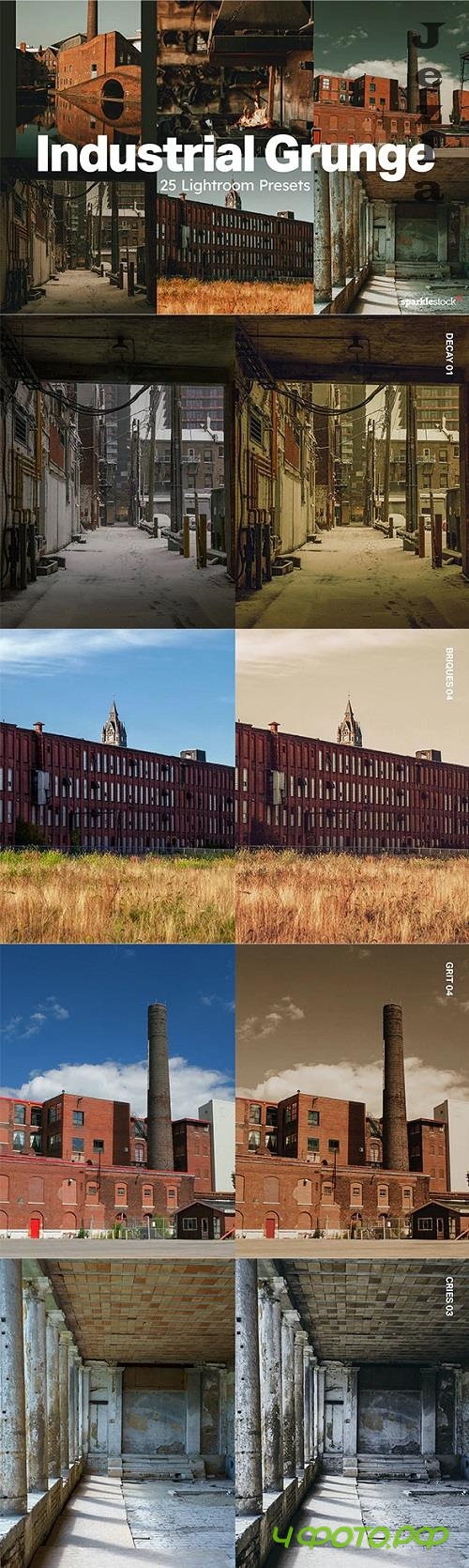 20 Industrial Grunge Lightroom Presets - 43839945 - 12781622 20 Industrial Grunge Lightroom Presets - 43839945 - 12781622