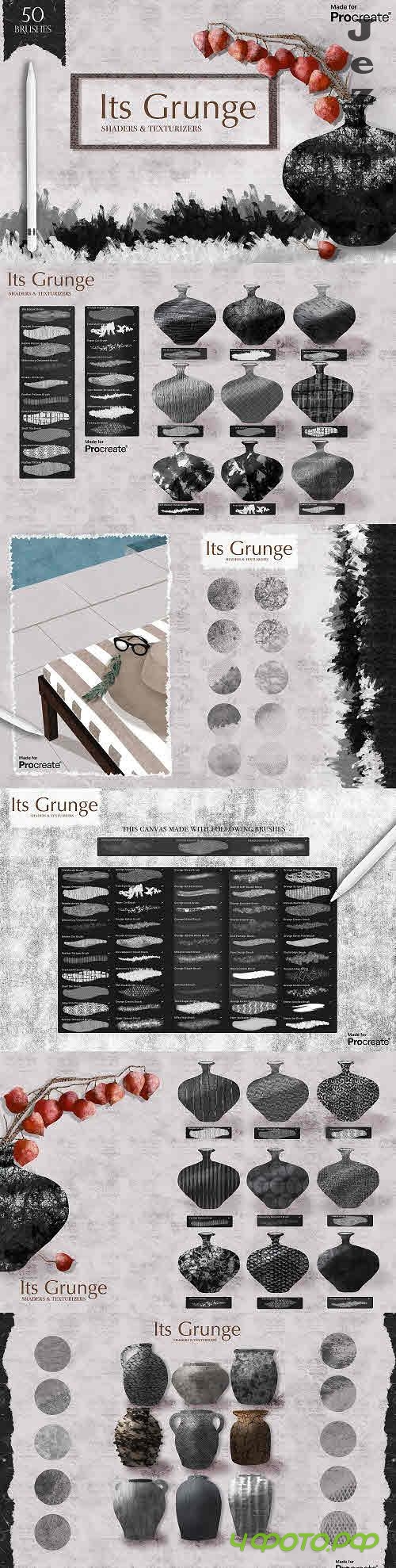 Grunge Texture Brushes For Procreate - 2479133 Grunge Texture Brushes For Procreate - 2479133