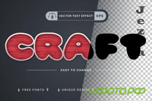 Sewing - Editable Text Effect - 13439226