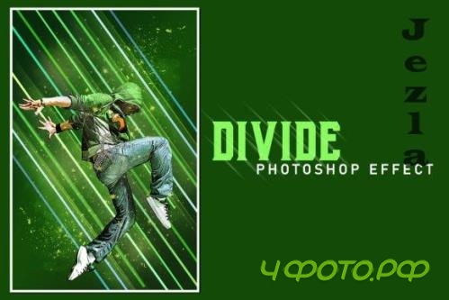 Divide Photoshop Effect