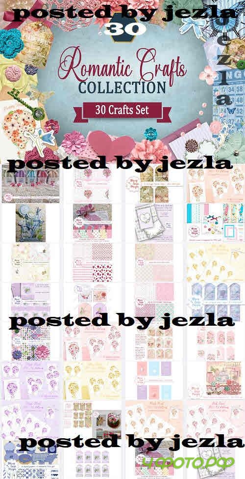 Romantic Crafts Collection - 30 Premium Graphics