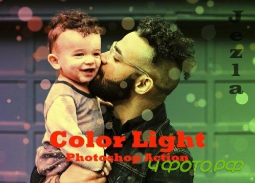 Color Light Photoshop Action - 13471303