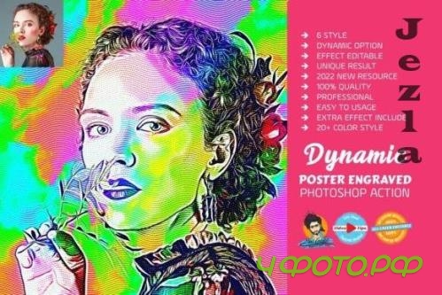 Dynamic Poster Engraved Effect - 7137294