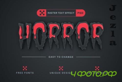 Horror - Editable Text Effect - 14481683