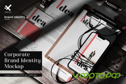 Corporate Brand Identity Mockup - 2529283