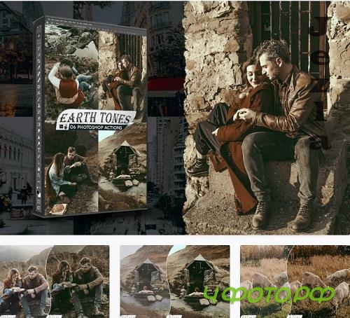 Earth Tones Cinematic Photoshop Actions - XH3JBUZ